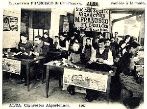 Alger - Cigarettes Francisco  - 1907